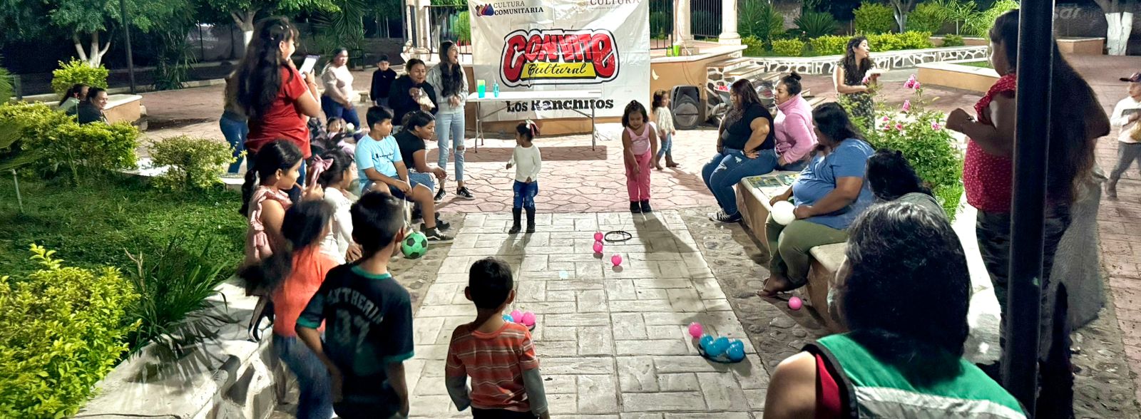Actividad Cultural Comunitaria: Convite cultural en la Plaza Principal Los Ranchitos, San Gabriel, Jalisco
